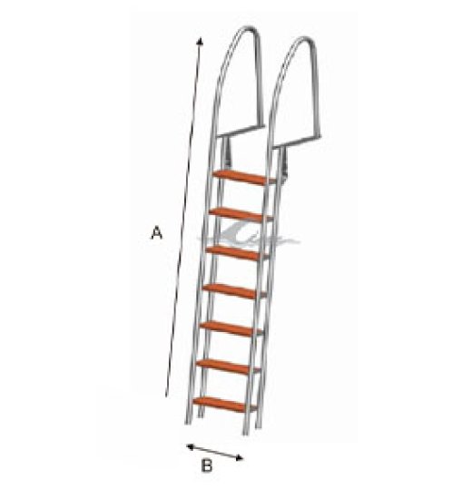 DOCK LADDER 7STEP-498