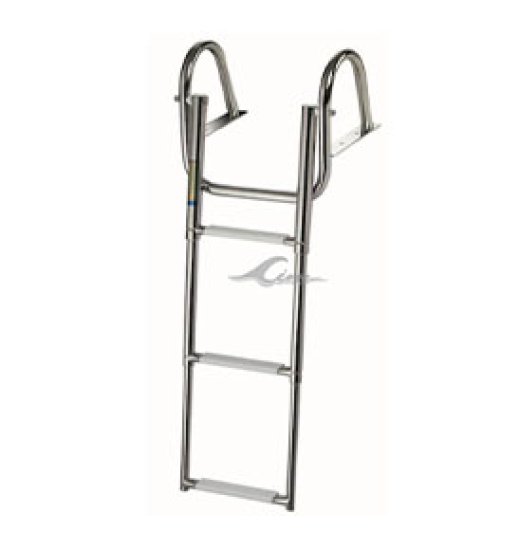 Telescopic Ladder with Handrail