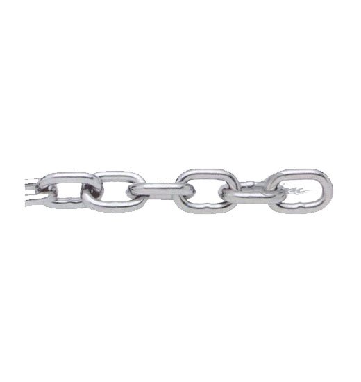 MOORING CHAIN DIN5685, HALF  LONG LINK CHAIN HOT DIPPED GALV.-695