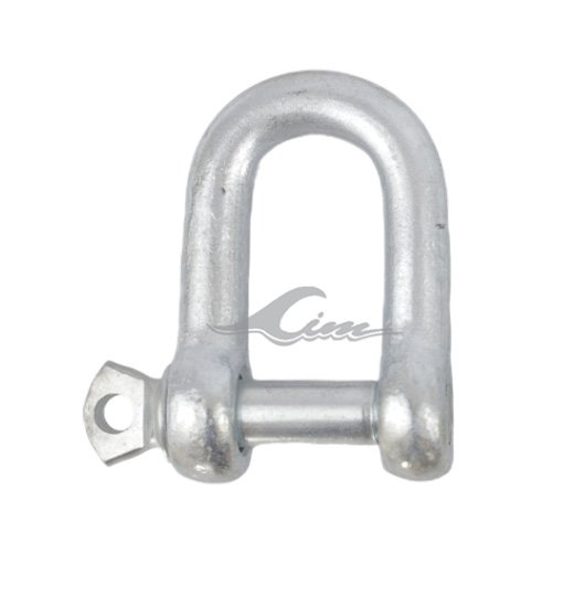 SHACKLES HOT DIPPED GALVANIZED  STRAIGHT DEE-821