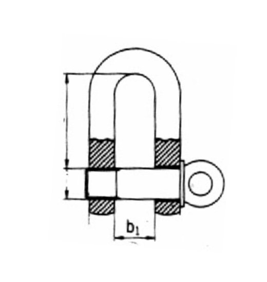HIGH  TENSILE SHACKLE-813