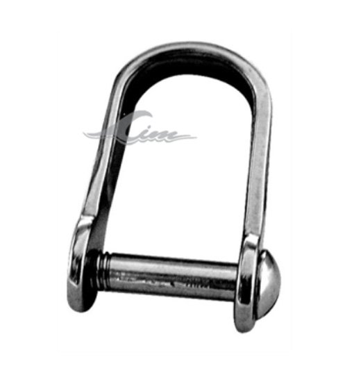 SLIT SCREW-PIN-SHACKLE  AISI316 FLAT-865