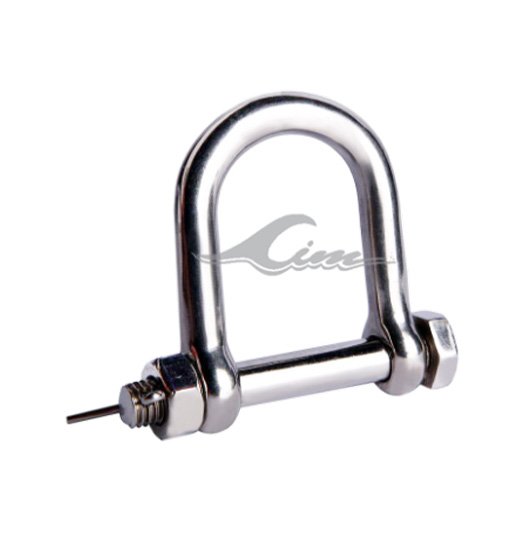 SHACKLE AISI316,WITH NUT AND COTTER PIN-861