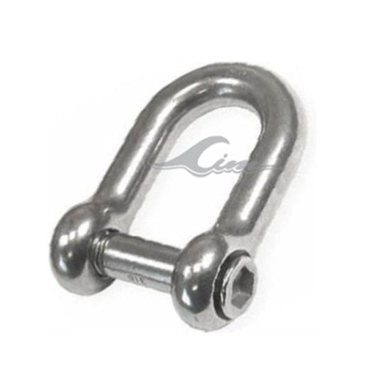 DEE-SHACKLE AISI 316,HEXAGON PIN-836