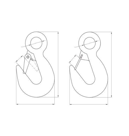 TOW HOOK,GALVANIZED-922