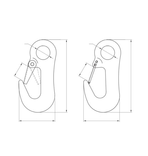 TOW HOOK,GALVANIZED-920