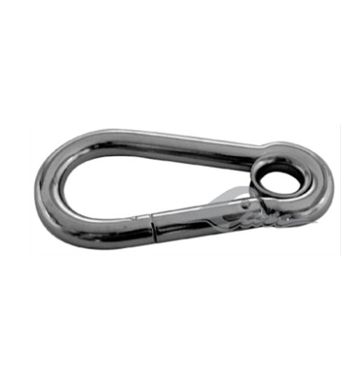 SNAP HOOK, ELECTRIC GALVANIZED,  WITH EYELET-977