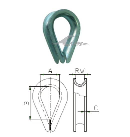 THIMBLES DIN6899 B -1116