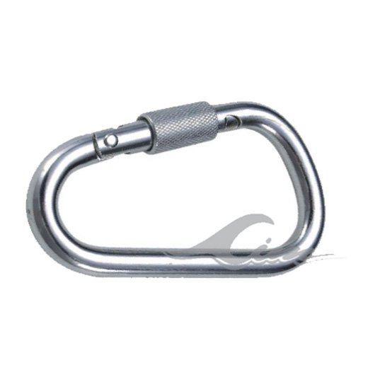 ASYMETRIC SNAP HOOK AISI316,WITH  SAFETY SCREW-1075