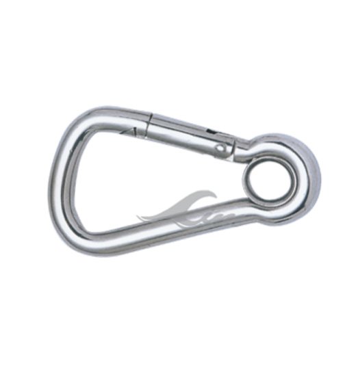 ASYMETRIC SNAP HOOK AISI316 WITH EYELET-1068