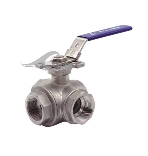 BALL VALVE AISI316, 3 WAY-1203