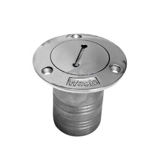 DECK FILLER AISI316, WITH KEYHOLE COMPLETE WITH KEY, WITH CHAIN-1272