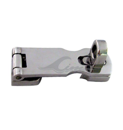 HINGED SWIVEL-EYE HASP SOLID CAST AISI316-1427
