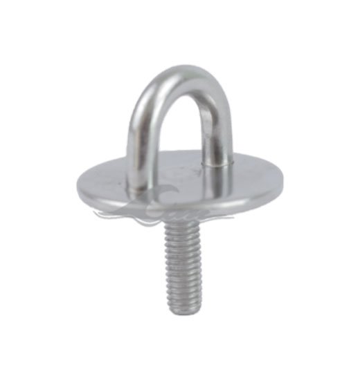 ROUND EYE-PLATE AISI304,WITH METRIC SCREW, NUT AND WASHER-1576