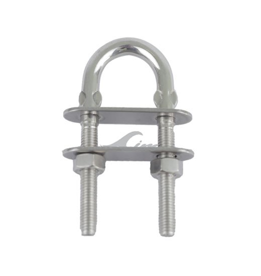 U BOLT AISI316, WITH 2 PLATES AND NUTS-1531