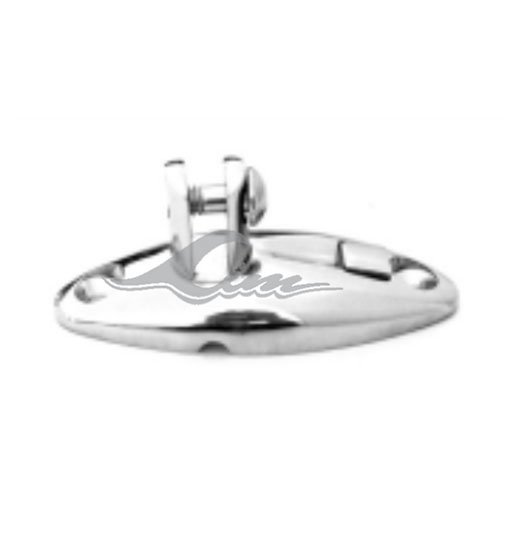 DECK HINGE AISI316, WITH BOLT LOCK SNAPPER -1784