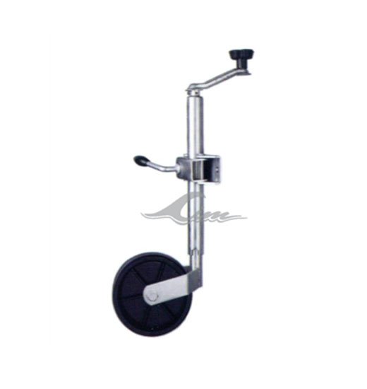 TRAILER JACK RUBBER  WHEEL, CLAMP MOUNT, TOP WIND-1934
