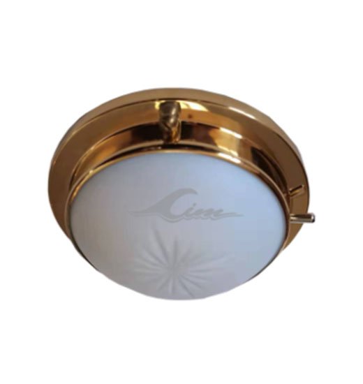 LED DOME LIGHTS,SS AND GOLD/METAL-2086