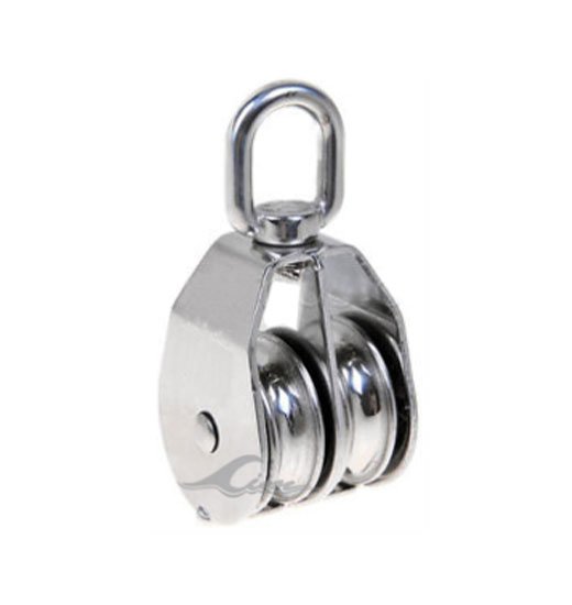 PULLEYS AISI316 DOUBLE WITH SWIVEL-1868