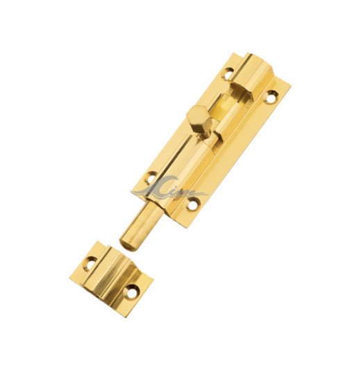 Brass Barrel Bolts, polished + chromed-2182
