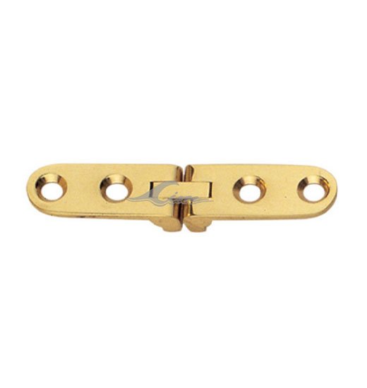 Brass Counter Hinges, polished + chromed-2179