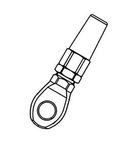 SWAGELESS EYE TEMRMINAL AISI1316