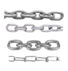 ANCHOR CHAIN DIN766 SHORT LINK HDG