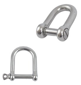 SHACKLE AISI316 WITH SINK PIN