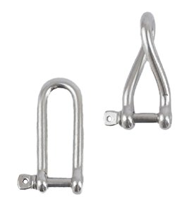 SHACKLE AISI316 STRAIGHT LONG DEE