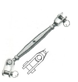 RIGGING SCREW  AISI316 TOGGLE/JAW