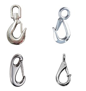 SWIVEL SLIP HOOK AISI316