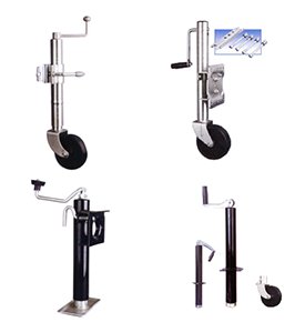 TRAILER JACK RUBBER WHEEL