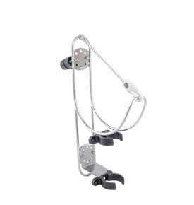 LIFE BUOY HOLDER AISI316 WITH BASKET LIGHT