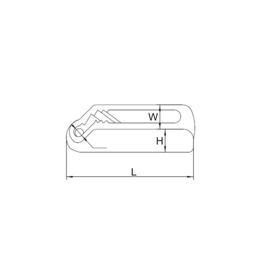 ROPE CLEAT AISI316-2594