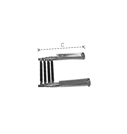 TELESCOPIC LADDER AISI316-2673