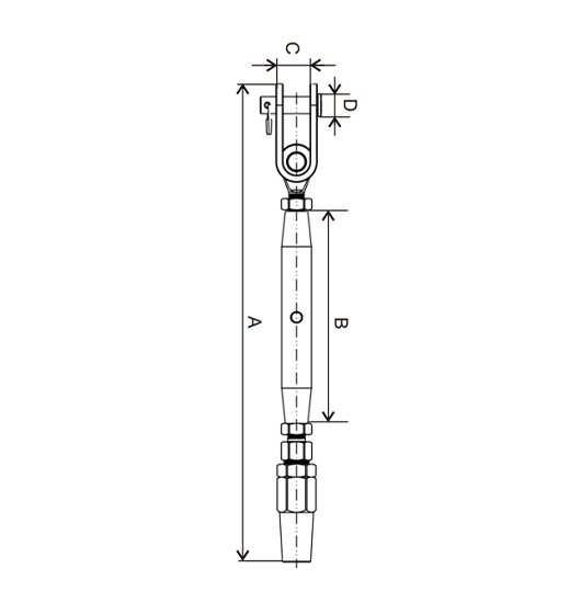 SWAGELESS RIGGINGSCREWS AISI316-2682