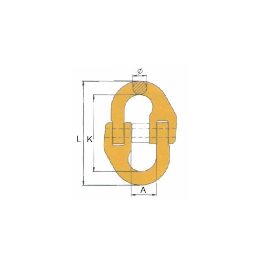 CONNECTING LINK,EUROPEAN TYPE,G80-2749