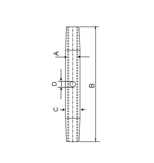 RIGGING SCREW BODY, AISI316-2720