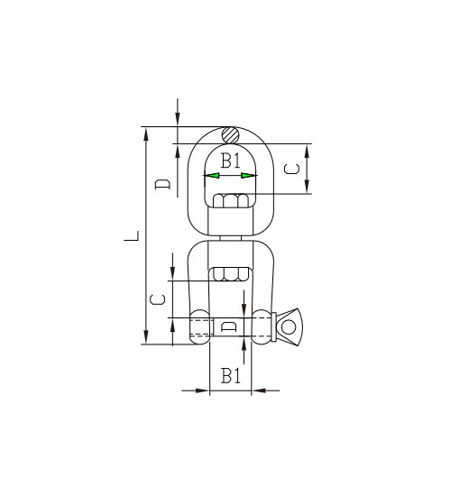 SWIVEL EYE-JAW-2762