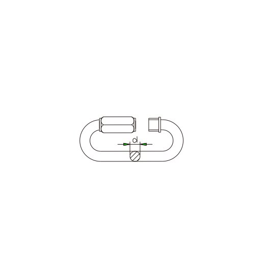 QUICK LINK, ELECTRIC GALVANIZED-2770