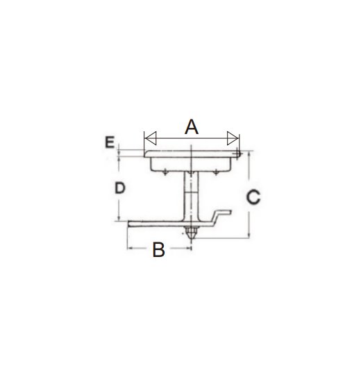 TURN LOCK WITH LIFT HANDLE AISI316-2831