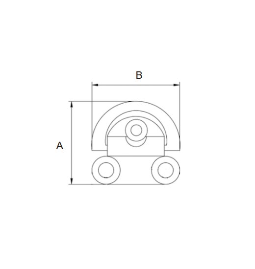 FOLDING PAD EYE,AISI316 CASTED-2858