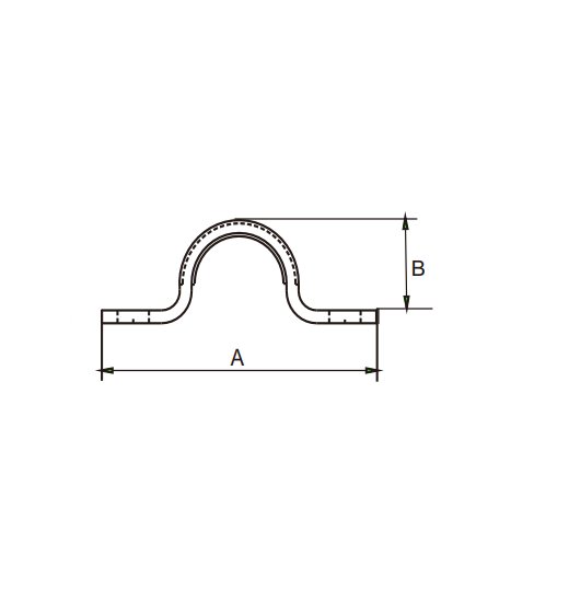 EYE-STRAP AISI304, STAMPED-2845