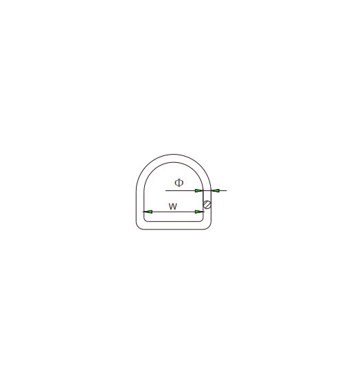 DEE RING AISI316, WELDED-2840
