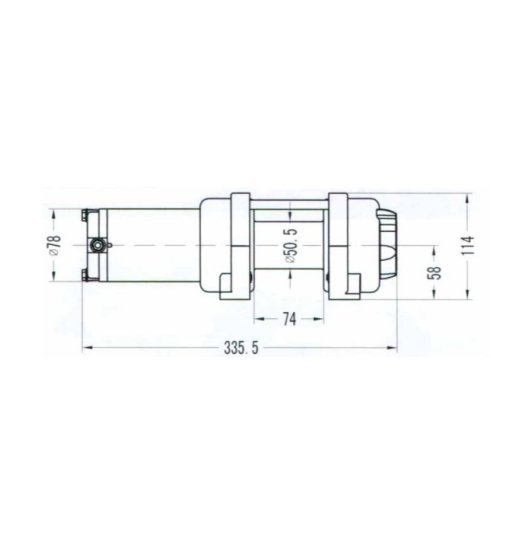 ATV-WINCH 3500LBS/1581KG, CE-APPROVED, 12V-2920