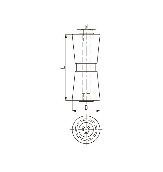 V-KEEL ROLLER-2914