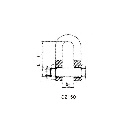 HIGH TENSILE SHACKLE-3098